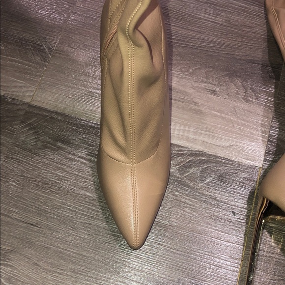Simmi London Alpa Thigh Chic Tan Over the Knee Boots New NWOB